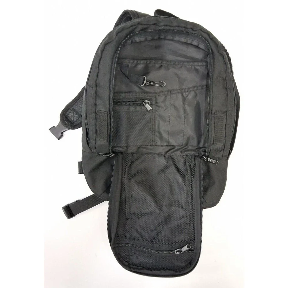 Kodak Worldwide Partner Beijing 2008 Olympics Black Backpack 12L 8-Pocket Zipper